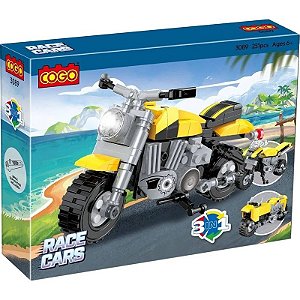 Jogo de Carros de Corrida Cogo 3 em 1 - 3089 (251 Peças)