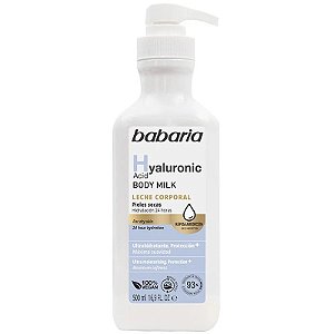 Loção Corporal Babaria Hialurônico 500ml