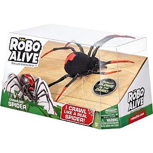 Robô Vivo Aranha Rastejante Zuru - 7151