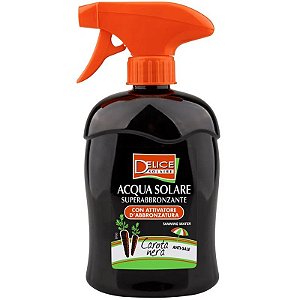 Spray Bronzeador Delice Acqua Solare Superbronzeador Cenoura Preta - 500mL