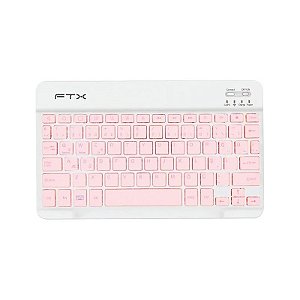 Teclado Sem Fio FTX FTXB09 - Rosa