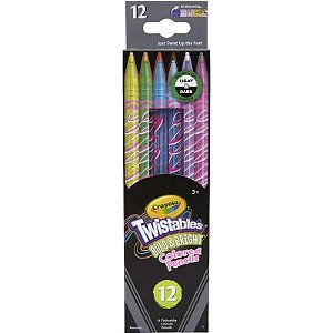 Lápis de Cor Crayola Twistables Lápis de Cor - 68-2451 (12 Unidades)