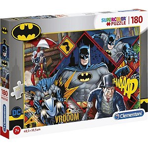 Quebra-Cabeça DC Comics Batman Clementoni - 29108 (180 peças)