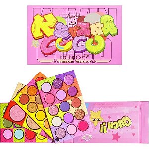 Paleta de Sombras Kevin & Coco Color Fashion Eyeshadow KC234370 (51 Cores)