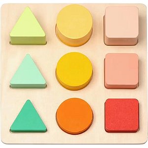 Jogo Classificador de Cores e Formas Hi Pando - HP007 (8 Peças)