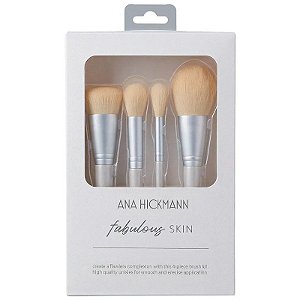 Kit de Pincéis Bush Ana Hickmann Fabulous Skin - AH043 (4 Unidades)