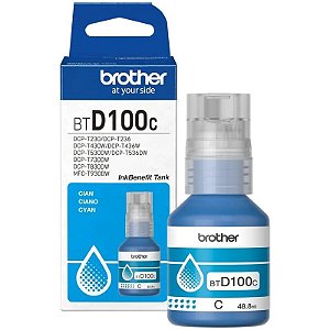 Tinta para Impressora Brother BTD100C 48.8mL - Ciano