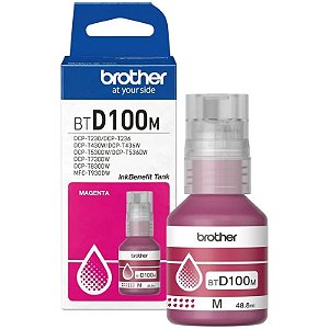 Tinta para Impressora Brother BTD100M 48,8mL - Magenta