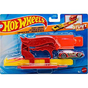 Lançador de Pista Hot Wheels Stunt Tracks Pocket Mattel - FTH84-FVM09