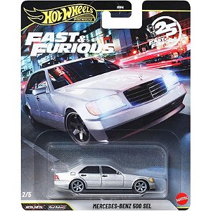 Miniatura Mercedes-Benz 500 SEL Hot Wheels Fast & Furious - Mattel HNW46 JHW67