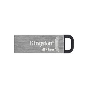 Pendrive de 64GB Kingston Datatraveler Kyson DTKN USB 3.2 - Prata