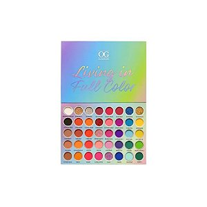 Paleta de Sombras Outdoor Girl Living In Full Color DE7213 - 40 Cores - 16 G