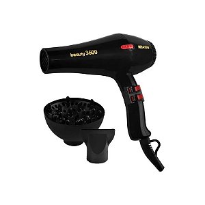 Secador de Cabelo Megastar Beauty 3600 SC226 3600 Watts 220V ~ 50/60 Hz - Preto
