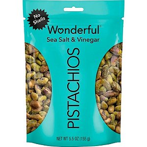Pistache Sal Marinho e Vinagre Wonderful - 155g