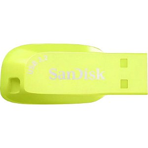 Pendrive SanDisk Ultra Shift USB 3.2 128GB 100MB/s Amarelo