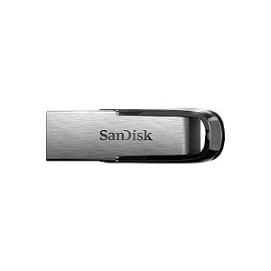 Pen drive de 64GB Sandisk Ultra Flair SDCZ73-064G-G46 USB 3.0 - Prata/Preto