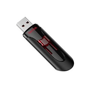 Pen Drive Sandisk Z600 Cruzer Glide 128GB USB-A/USB 3.0 - SDCZ600-128G-G35
