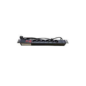 Suporte de Rack Régua 16AMP 06 Tomadas 220V com Filtro de Linha