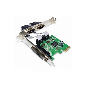 Placa PCI-e 2 Serial 1 Paralelo RS-232/DB-25/DE-9