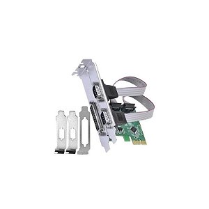 Placa PCI-e Multi I/O 2 Série / 1 Paralelo de Baixo Perfil