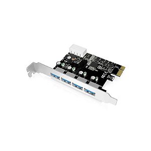 Placa PCI-e 4 Saídas USB 3.0