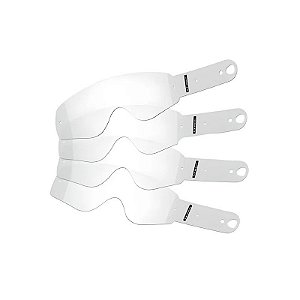 Película para Viseira MT Helmets Kit Tear-Off MX-Pro III - 5 Peças - Transparente