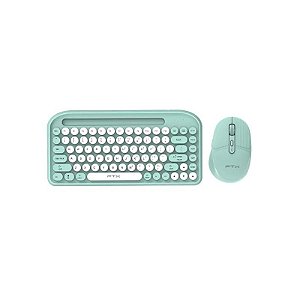 Teclado FTX Wireless/Bluetooth + Mouse FTXGK01 Português - Verde