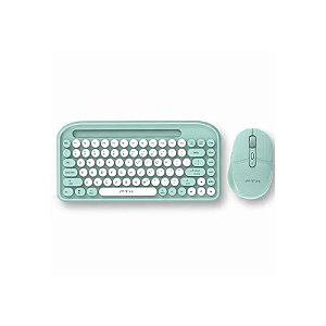 Teclado Wireless FTX FTXGK01 Bluetooth (Español) + Mouse - Verde