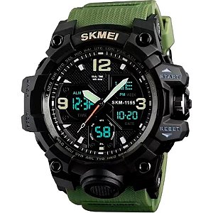 Relógio Skmei 1155 Verde Militar - Masculino