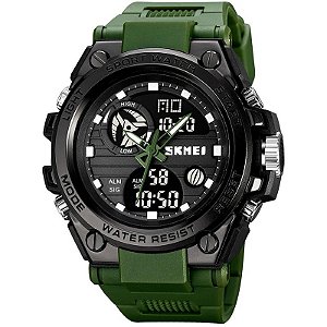 Relógio Skmei 1257 Verde Exército - Masculino