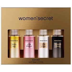 Névoa Corporal Tailored Women'secret Metálico - 4 x 50mL