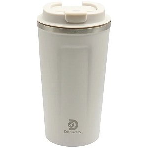 Vaso Térmico com Tampa Discovery 18493 500mL - Bege