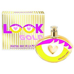Perfume Agatha Ruiz de la Prada Look Gold EDT 80mL - Feminino