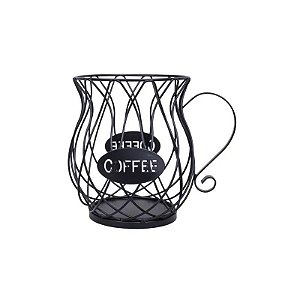 Suporte para Cápsulas de Café Metálico 17,5X12X14CM 35 Cápsulas