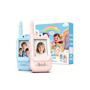 Walkie Talkie Infantil com Câmera, Cores Variadas