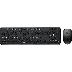 Teclado y Mouse Inalámbrico Rapoo X260S - Negro (Inglés)