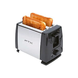 Torradeira Elétrica FTX TSR2-75 - 750W - 220V 50/60Hz - Preto e Inox