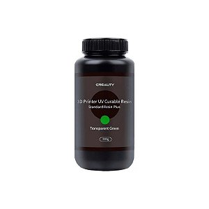 Resina Creality Standard LCD Plus 500G para Impressora 3D - Verde Transparente