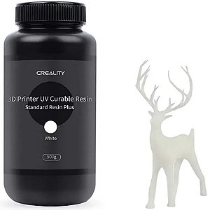 Resina Curável para Impressora 3D Creality Standard Plus 500g - Branca
