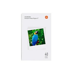 Papel Fotográfico Instantâneo Xiaomi 3" (40 Folhas) 43710-BHR6756GL-SD30