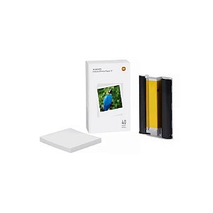 Papel Fotográfico Xiaomi Instant Paper 3" SD30 BHR6756GL para Impressora Instantânea de Fotos 1S - 40 Unidades