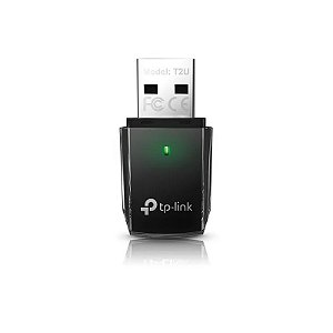 Adaptador Wireless TP-Link Archer T2U - 600MBPS - Banda Dupla - Preto