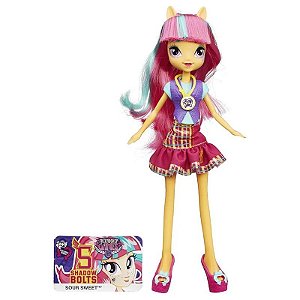 Boneco Hasbro My Little Pony Esquestria Girls Amizade Jogos Sour Sweet B2021