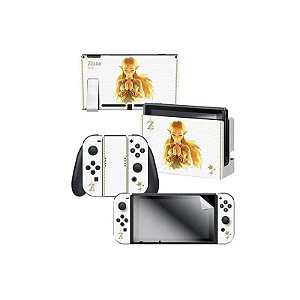 Adesivo para Nintendo Switch Zelda Princess Of Light 022613 com 3 Adesivos