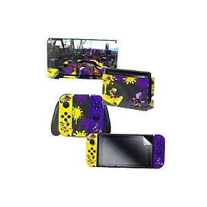 Adesivo para Nintendo Switch Splatoon 2 Stand Off 022422 com 3 Adesivos