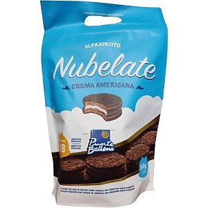 Alfajor Punta Ballena Nubelate Recheado com Mousse Sabor Baunilha - 360g (18 peças)