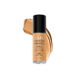 Base + Corretivo Milani MPCF-06A - 2 Em 1 - Bege Escuro - 30ML