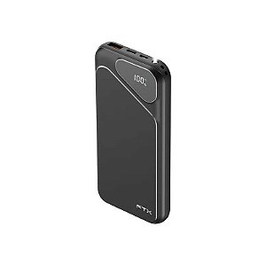 Carregador Portátil FTX FTXPB-10LCD-BK 10.000mAh - Preto