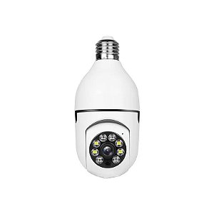 Câmera de Segurança IP S27 - 3.6MM - Full HD - Wi-Fi - Lâmpada - Branca