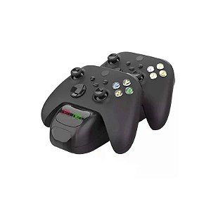Carregador Para X-Box s/X Duplo KJH Preto